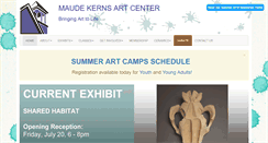 Desktop Screenshot of mkartcenter.org